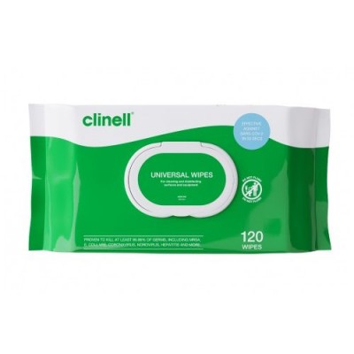 Clinell Universal Wipes, Pack of 120