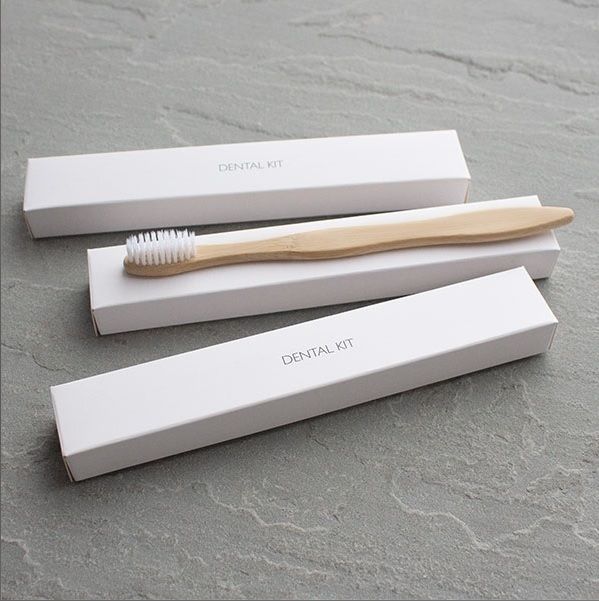 Bamboo Toothbrush with toothpaste