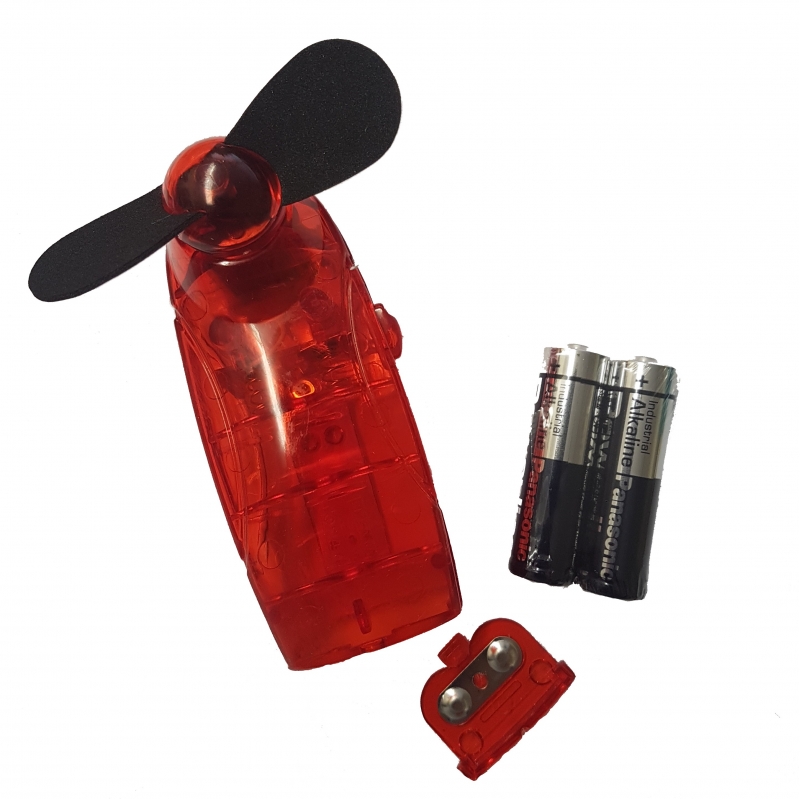 hand held fan with batteries