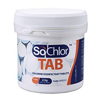 SoChlor TAB Chlorine Disinfectant Tablets Pk 200