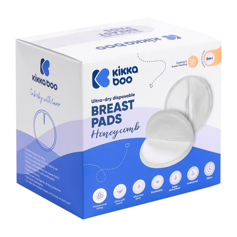 kikka boo disposable breast pads honeycomb (5