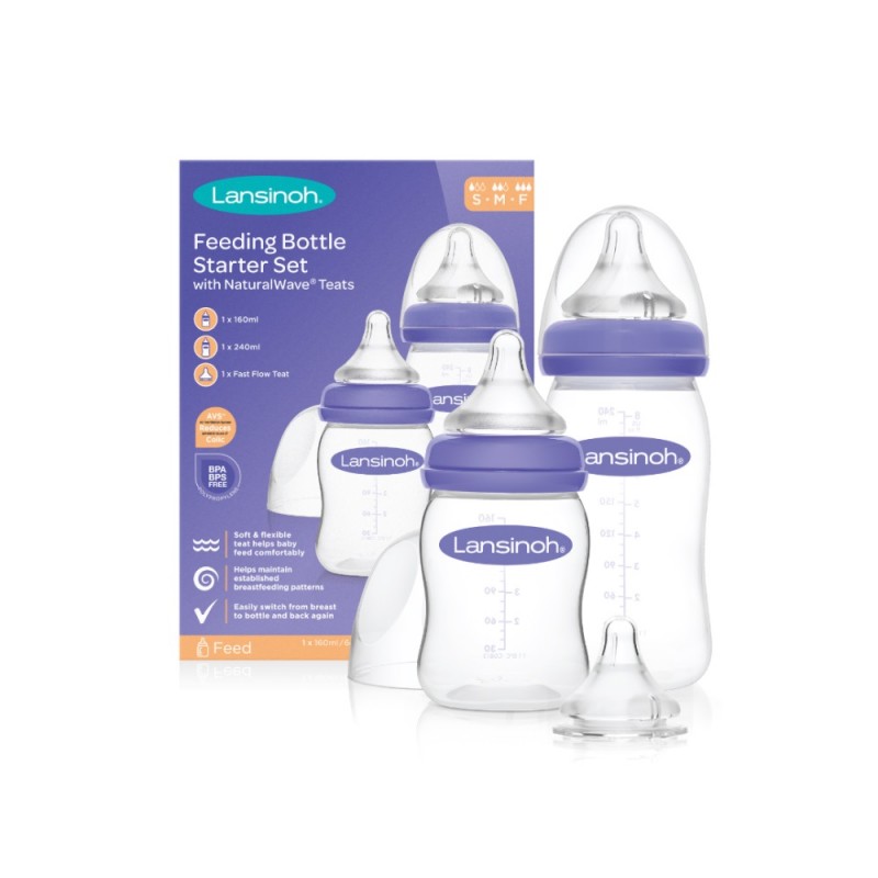 lansinoh feeding bottle starter set