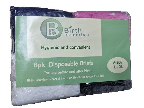 8pk  Disposable Maternity Briefs