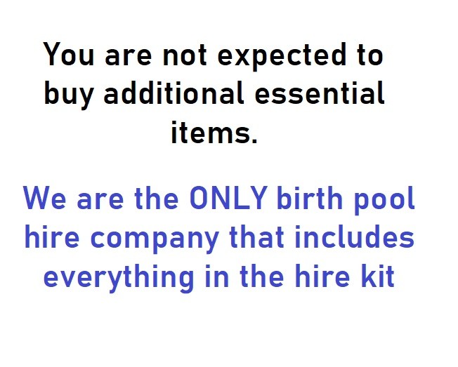 MiA ViA Professional Birthing Pool Hire Packa