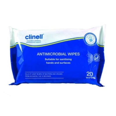 clinell antimicrobial wipes