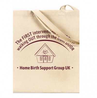 home birth support group canvas bag