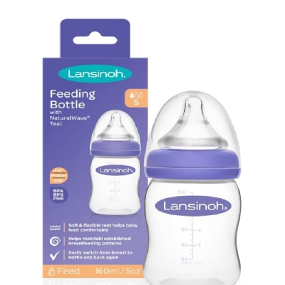 lansinoh feeding baby bottle 160ml