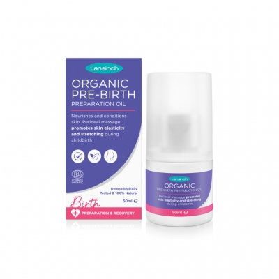 lansinoh organic pre-birth preparation oil - 50ml