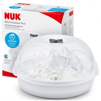 NUK Micro Express Plus Microwave Steam Baby Bottle Steriliser.