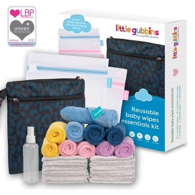 reusable baby wipes essentials kit